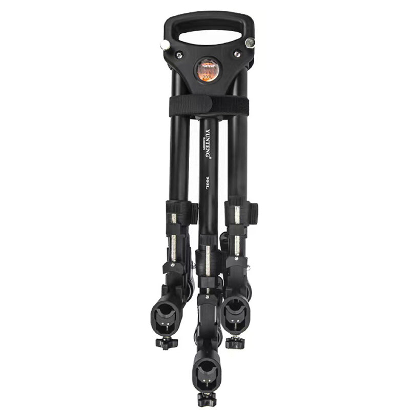 Uniqkart 900L Universal Folding 3 Wheels Pulley DV Camera Photography Tripod Base Stand