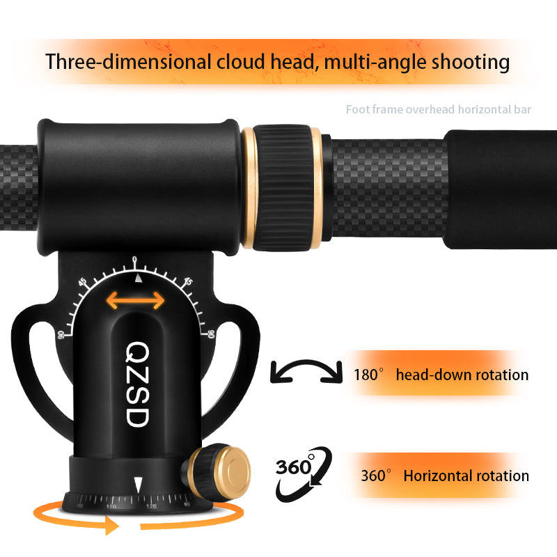 Q-YT03C Telescopic Tripod Extender Adjustable Extension Tube Tripod Stick Rod for Tripod Gimbal SLR Camera