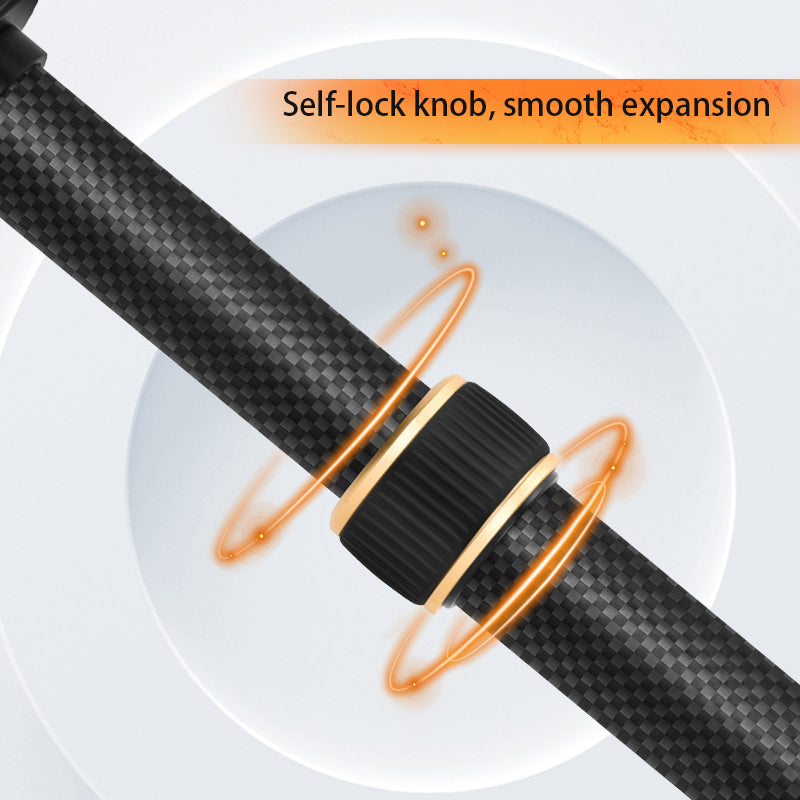 Q-YT03C Telescopic Tripod Extender Adjustable Extension Tube Tripod Stick Rod for Tripod Gimbal SLR Camera