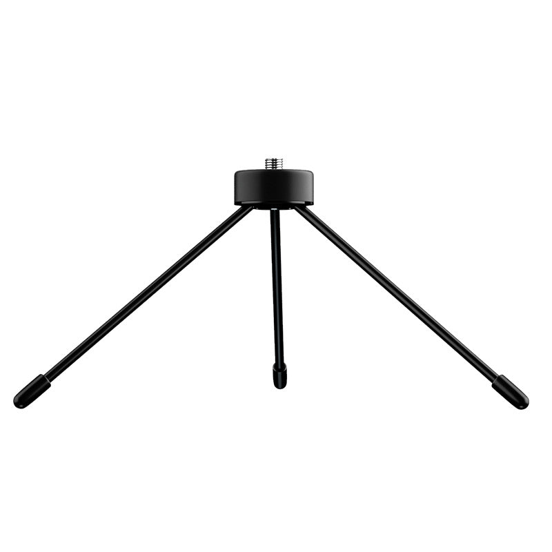 Desktop Phone Holder Tripod Portable Selfie Stand with 1 / 4" Screw Adapter for Phone Camera Fill Light