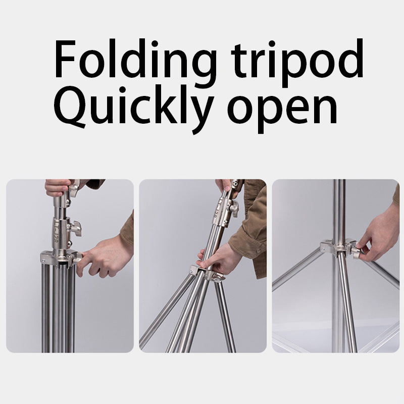 Uniqkart LT-J28 50KG Load Bearing Photography Lighting Stand Aluminum Alloy Photo Video Studio Softbox Tripod Bracket Holder