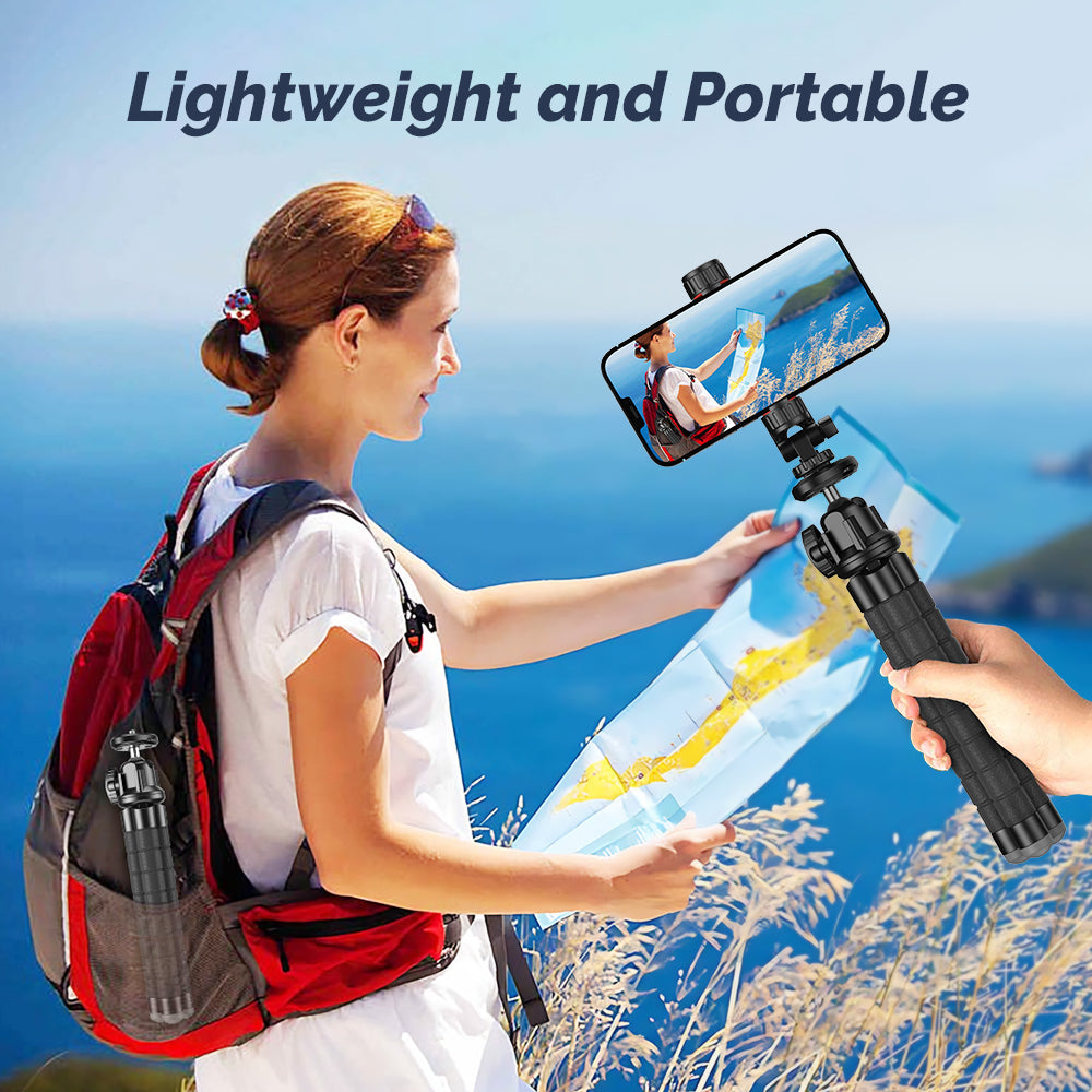 Apexel APL-JJ025 SLR Camera Phone Stand ABS+Aluminum Alloy Selfie Stick Octopus Tripod with Bluetooth Shutter