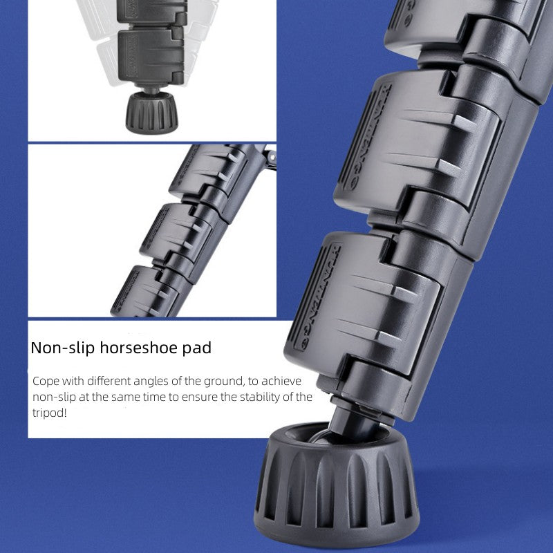 Uniqkart VT-6006 Camera Tripod for Canon Nikon Aluminum Alloy DSLR Tripod Camera Stand with Ball Head and Quick Release Plate