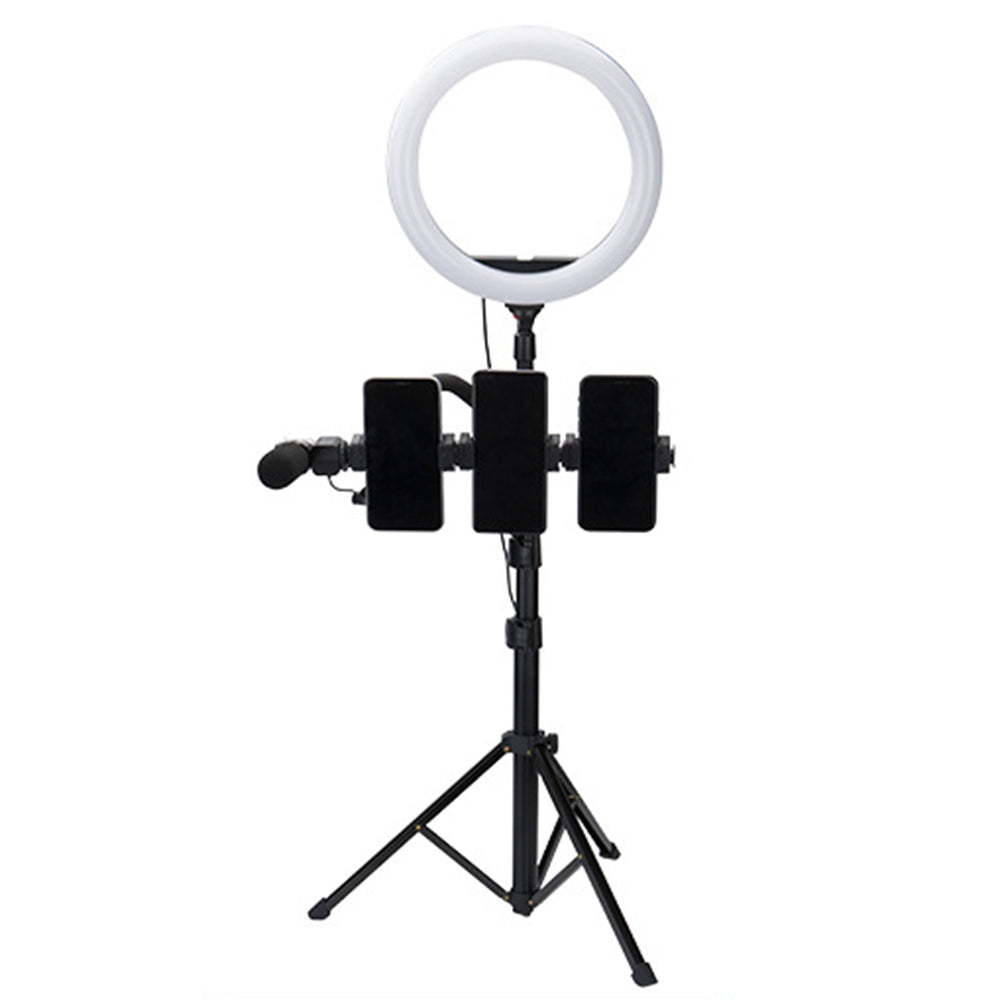 ABS Pop Out Mobile Phone Clip with Cold Shoe Mount for Live Broadcast