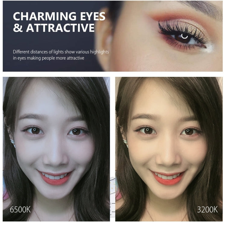 Puluz Desktop Tripod Holder + 4.7 inch USB 3 Modes Dimmable LED Ring Vlogging Photography Video Light Kits