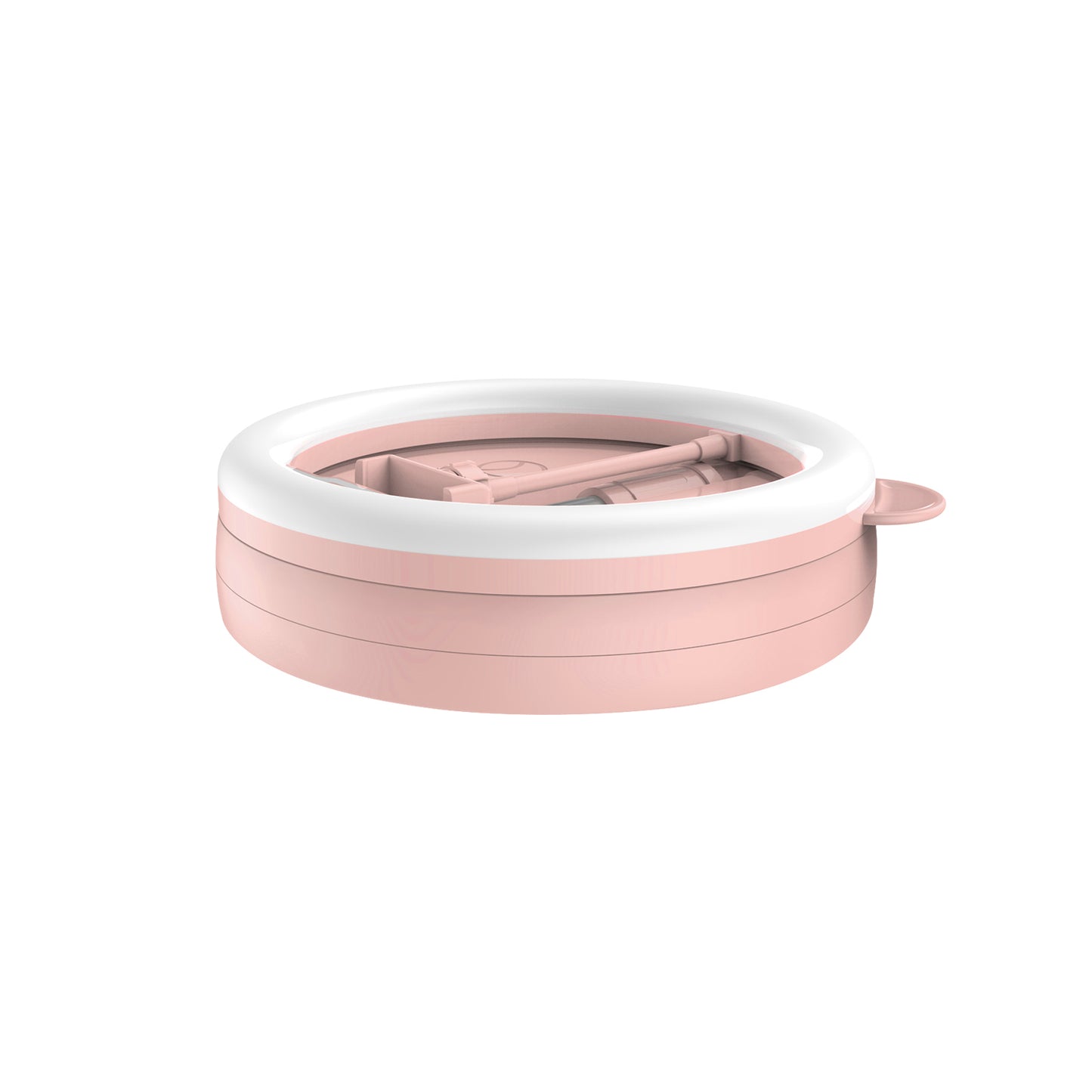 G2 128-LED Foldable Mobile Phone Live Dedicated Bracket Fill Light - Pink