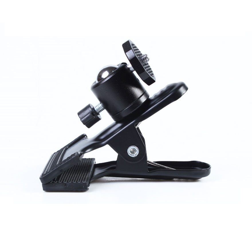 Universal Metal Standard Ball Clamp Fixture Bracket with 1/4 Screw for Camera Flash Photography Bracket