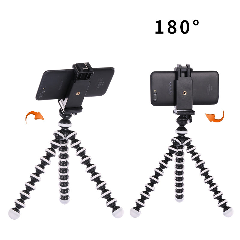KIT-03LM Vlogging Live Streaming Kit with Microphone Tripod Phone Holder Fill Light