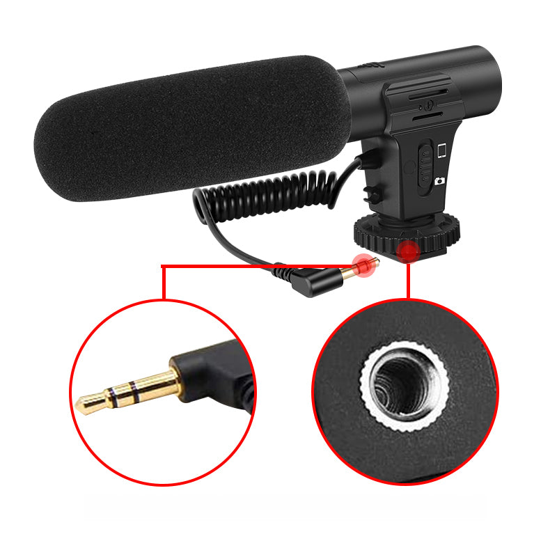 KIT-01LM Tripod Phone Holder Fill Light Microphone Kit Vlog Live Streaming Kit Extend Tripod Vertical Shooting