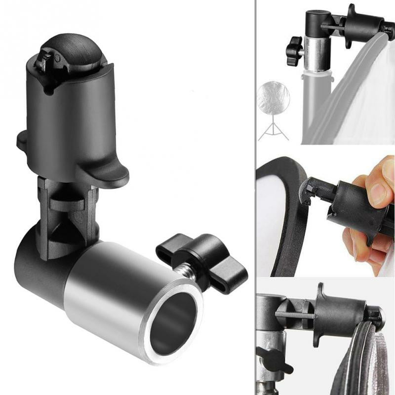 Reflective Plate Holder for Photography Video Studio Background Plate Holder Light Bracket Adapter