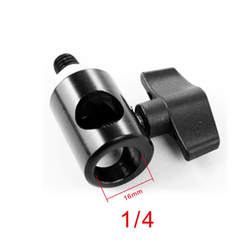 Tripod Light Stand 1/4 Adapter Converter with Screw Knob for LED Light Monitor Flash Light