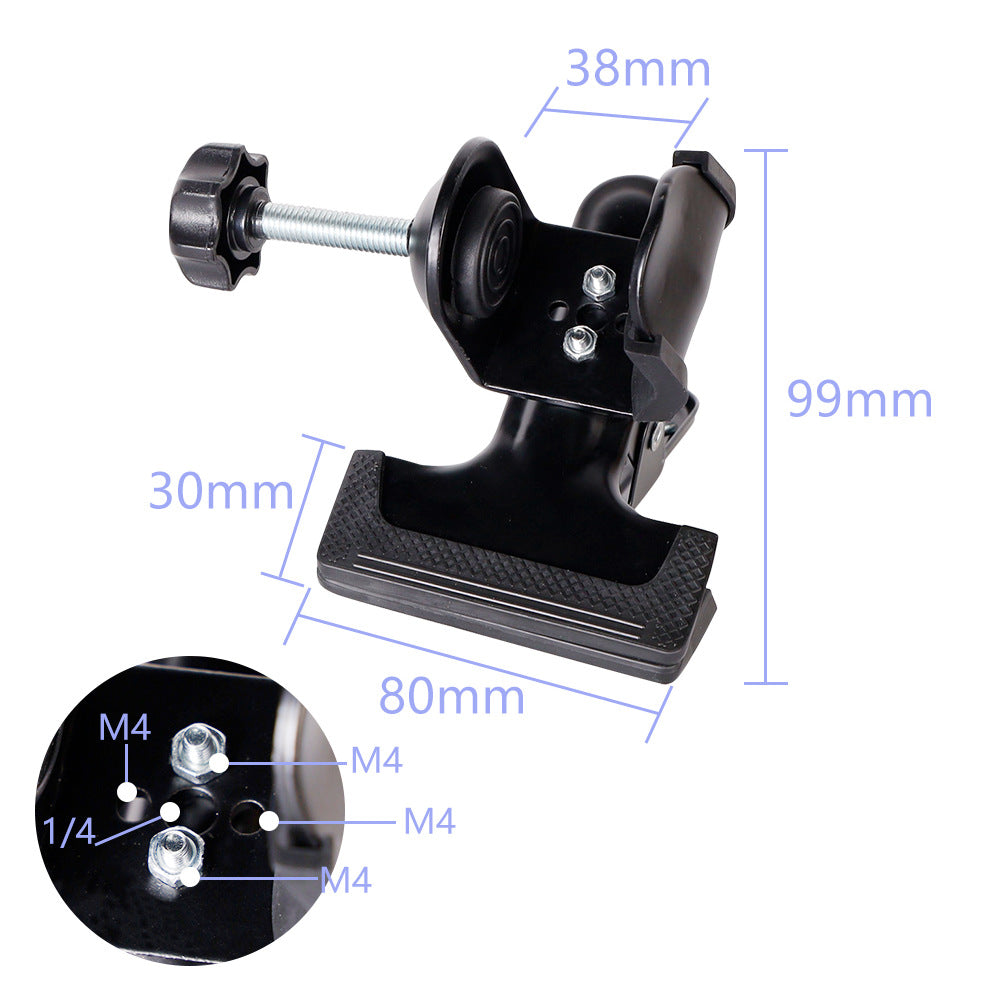 Camera Desk Fixing Light Stand U-shaped Clip Big Clamp Grip for Flash Trigger Mono Light Mount Bracket