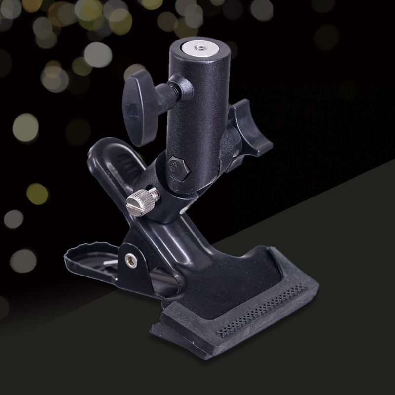Reflector Clamp Clip Holder Bracket Stand Adapter Mount for Reflector Light Stand Umbrella Background