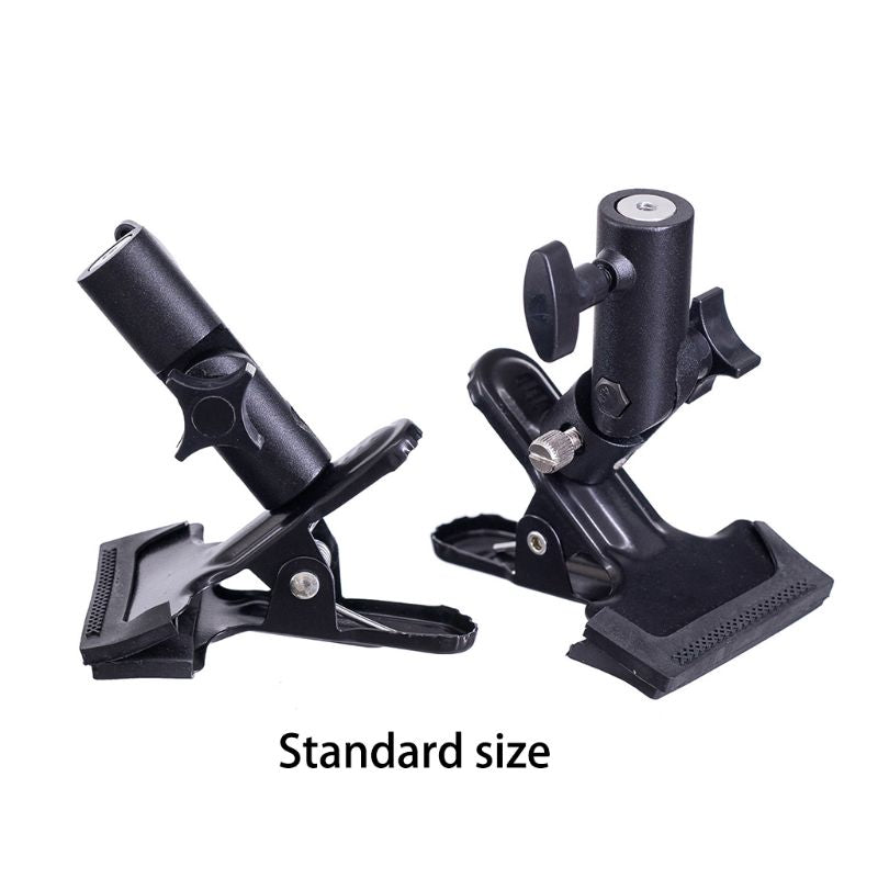 Reflector Clamp Clip Holder Bracket Stand Adapter Mount for Reflector Light Stand Umbrella Background