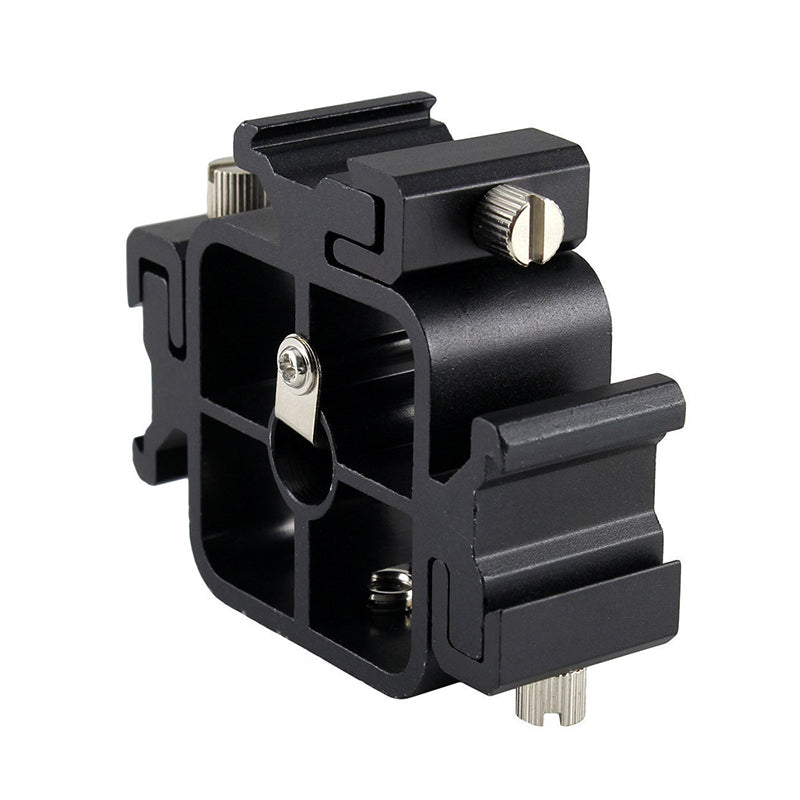 3 in 1 Triple Hot Shoe For Canon Tri-Hot Shoe Mount Adapter Flash Holder Umbrella Bracket