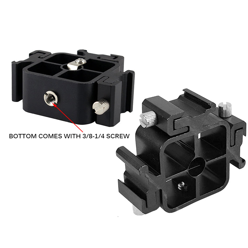 3 in 1 Triple Hot Shoe For Canon Tri-Hot Shoe Mount Adapter Flash Holder Umbrella Bracket