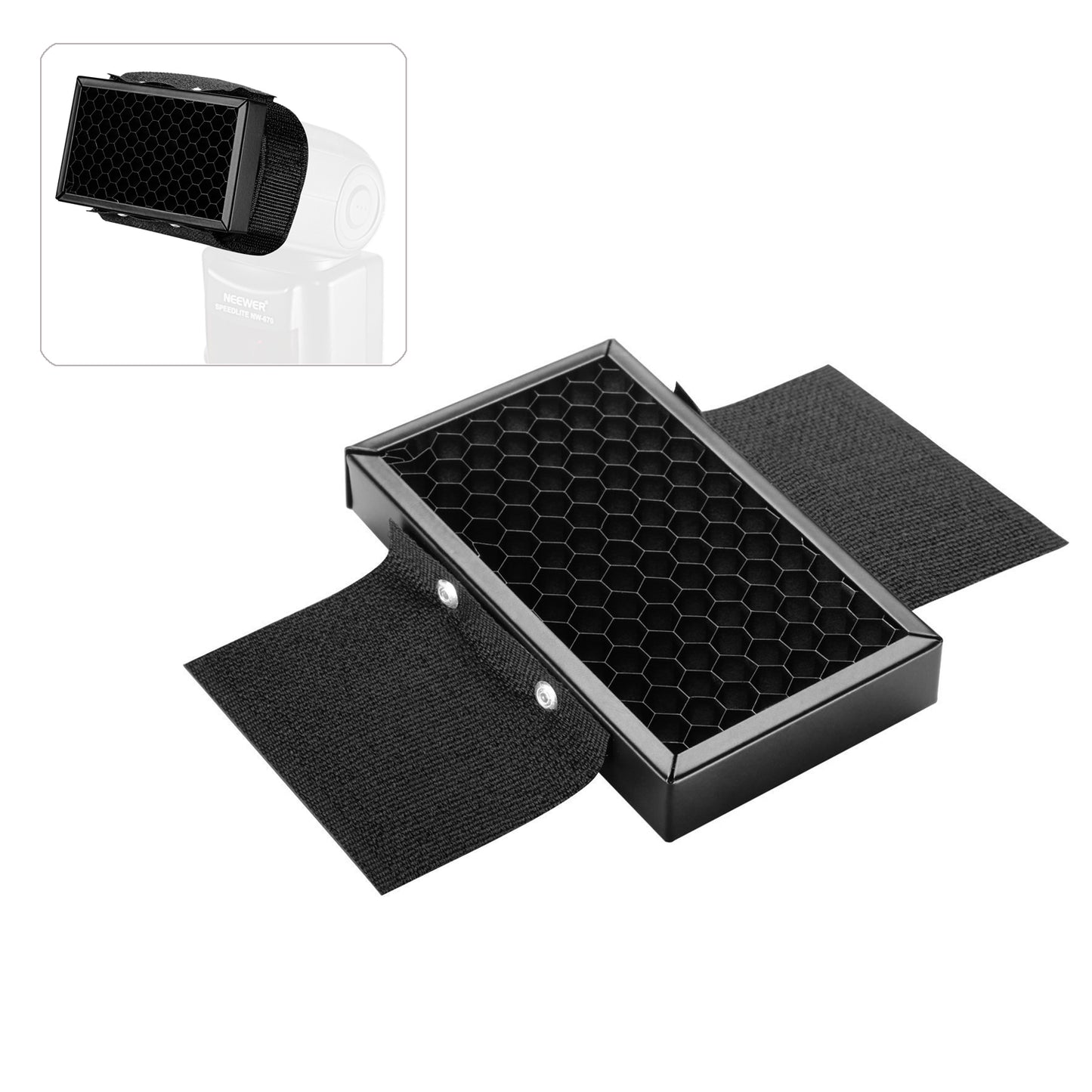 Honeycomb Honey Comb Grid Filter Flash Diffuser Softbox for Camera Set Top Flash Lights