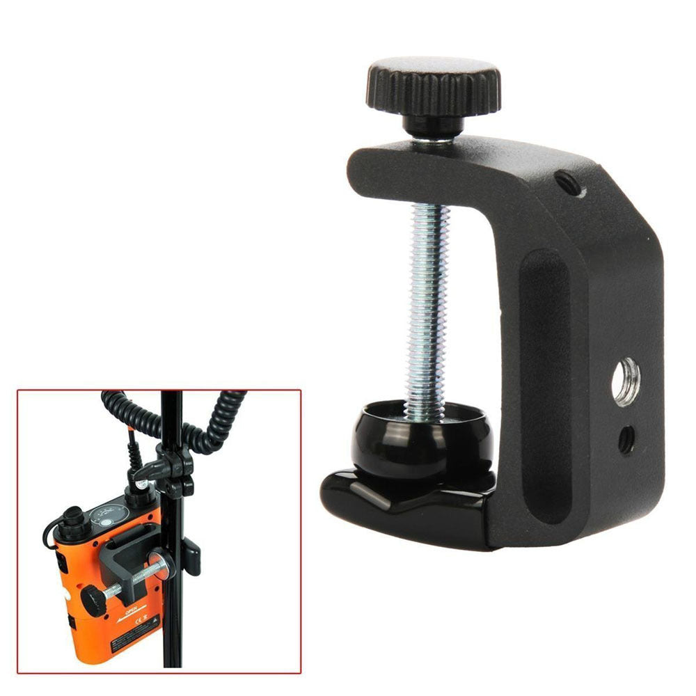 Q-Type Clamp Fixed Clip for PB960 Battery Studio Camera Strobe Flash Light Stand Holder Slider