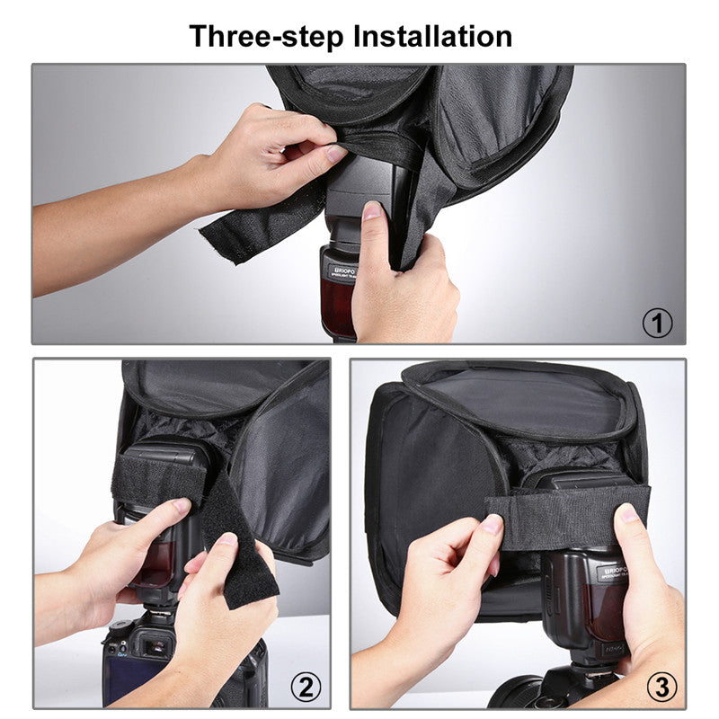 E23 Foldable Soft Flash Light Diffuser Softbox Cover Photography Studio Light Soft Box