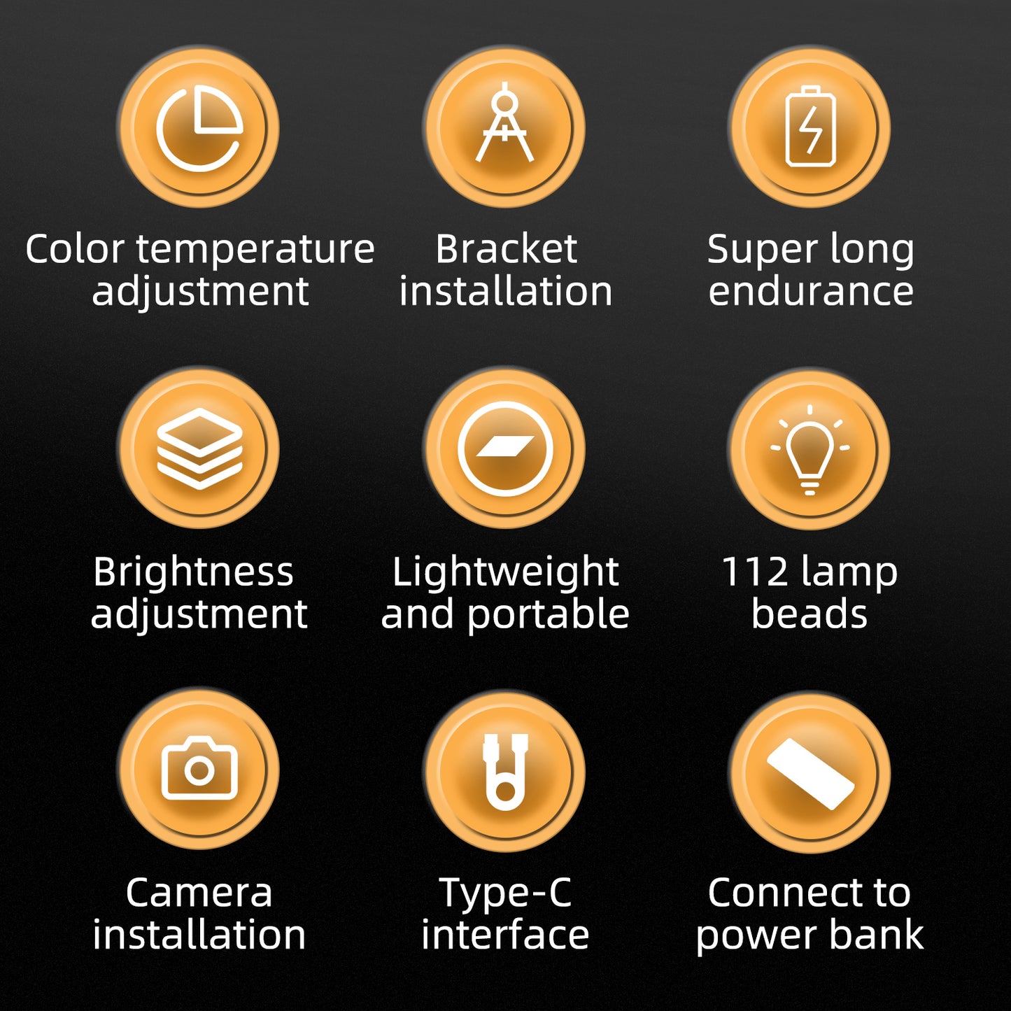 LY-01 3200-6500K Stepless Dimmable LED Video Light Mini Vlog Fill Light Camera Light