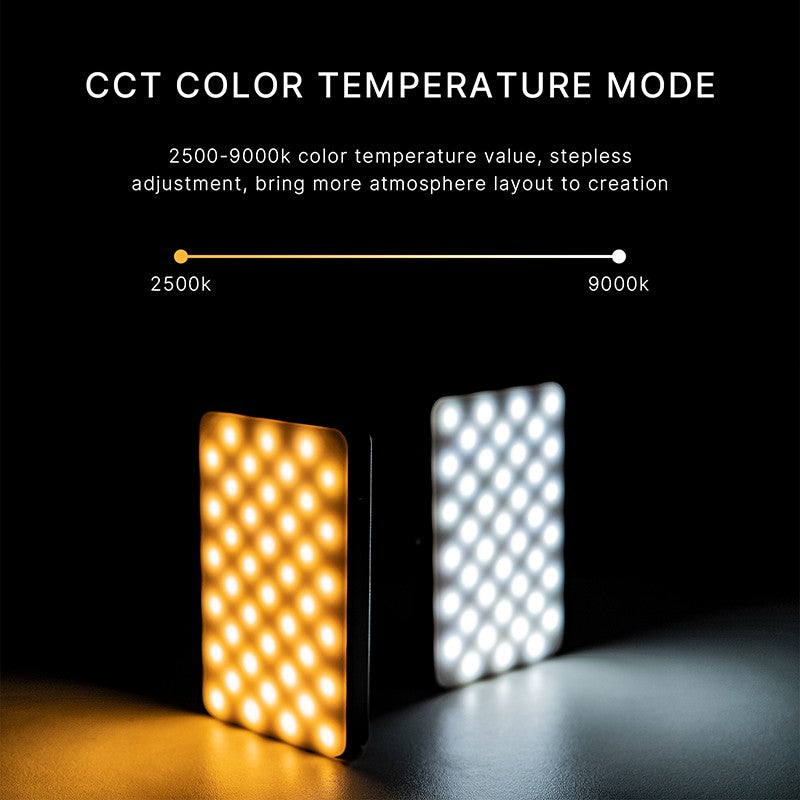 VIJIM VL120 2500K-9000K RGB Led Video Light Dimmable Fill Light with Diffuser Camera Photography Studio Light