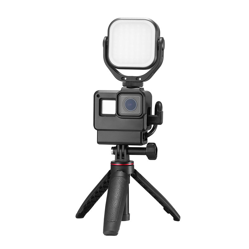 VIJIM VL66 360 Degree Bi-color Rotary Fill Light LED Video Light Mini Rechargeable Dimmable Camera Light