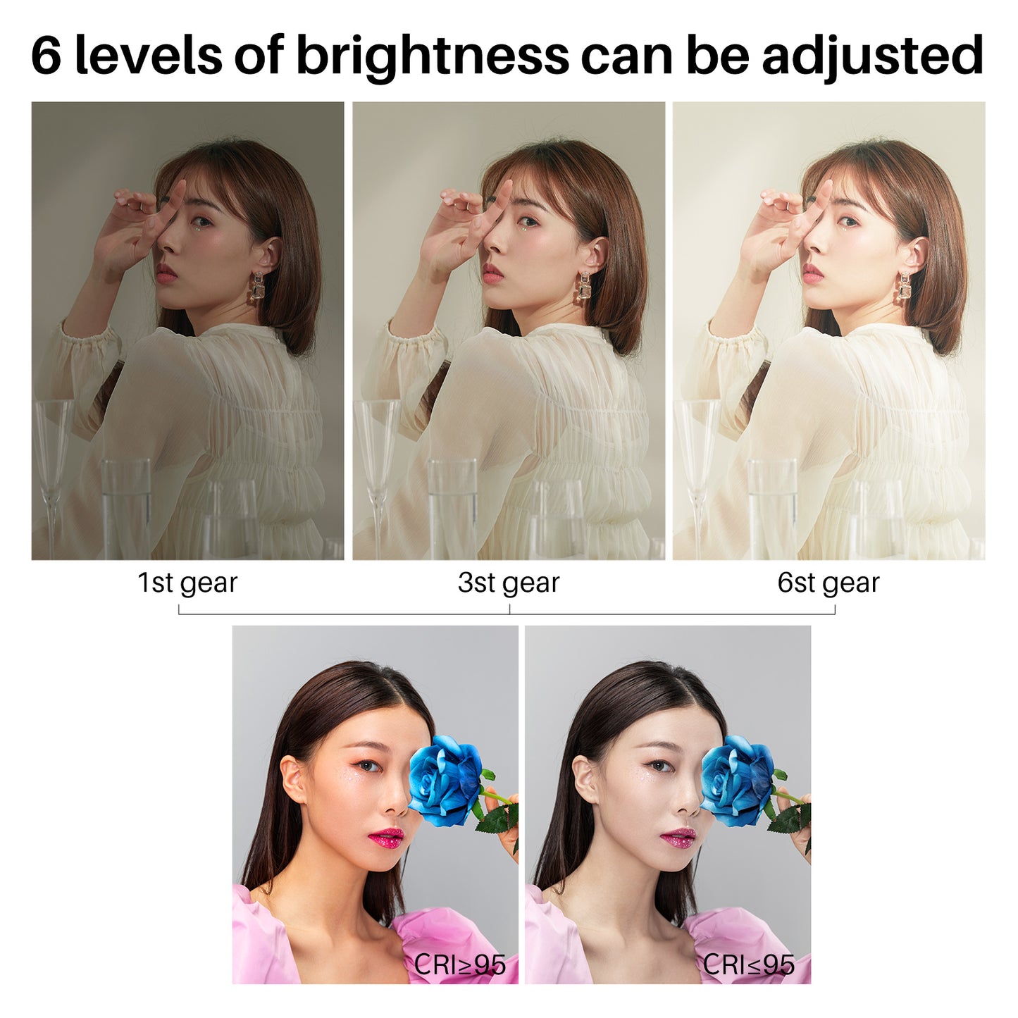 VIJIM CL08 Clip-on LED Video Light Computer Video Conference Lighting 3 Modes 3000K-7000K for PC Laptop Live Streaming