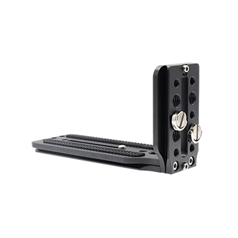 Tripod Mount Adapter Quick Release Plate Camera L-shape Bracket with 1/4 Screw Hole for DSLR Mirrorless Cameras