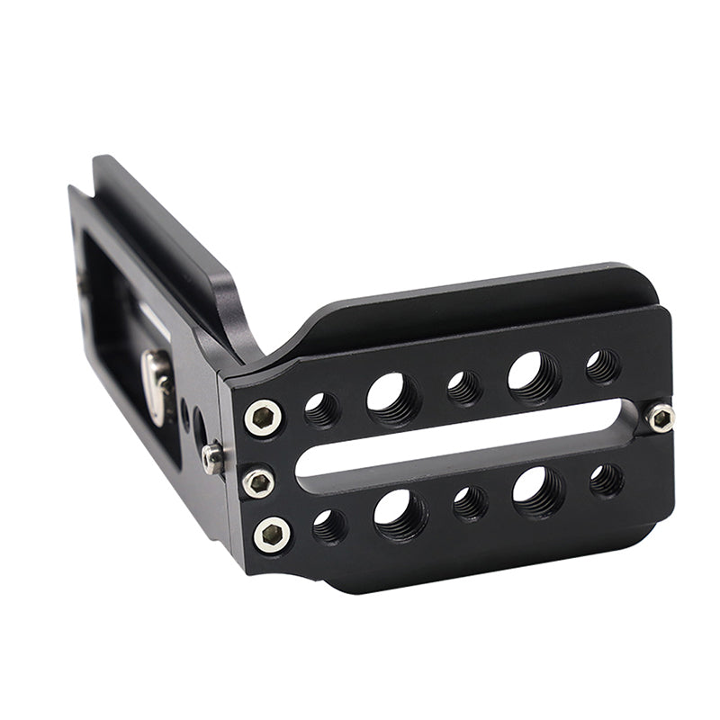 Tripod Mount Adapter Quick Release Plate Camera L-shape Bracket with 1/4 Screw Hole for DSLR Mirrorless Cameras