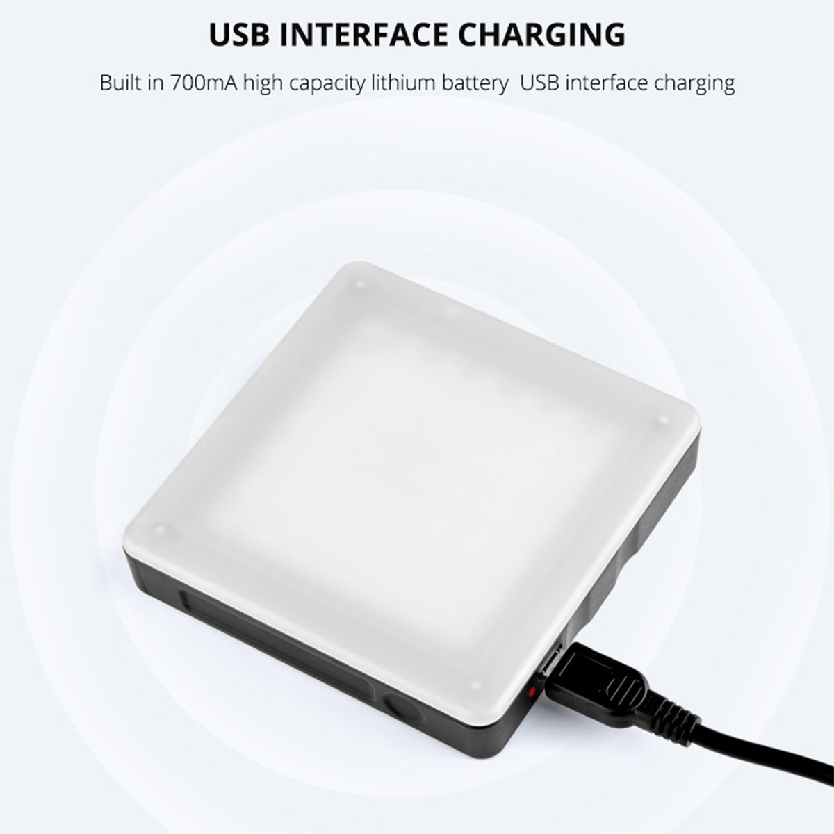 Yelangu LED49 Portable Photography Video Light Live Broadcast Touch Control Fill Light with 4 Color Platform