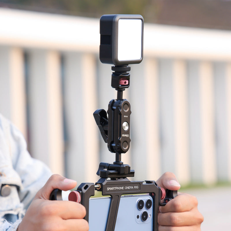 Uniqkart R103 Multi-Functional Sliding Slot Magic Arm with Clamp for Lightweight Cameras, Microphone