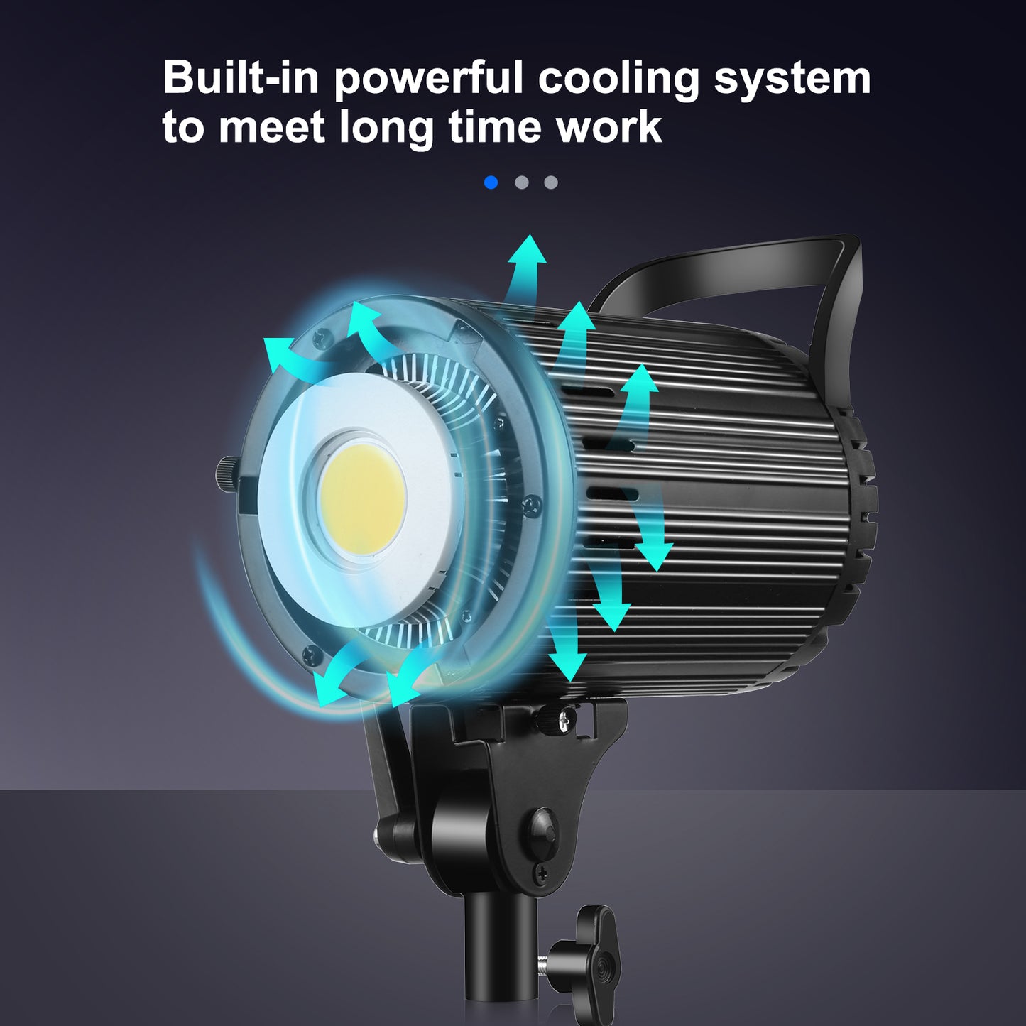 Puluz PU3059 100W Video Light for Photography LED Video Camera Fill Lamp with Remote Control - EU Plug