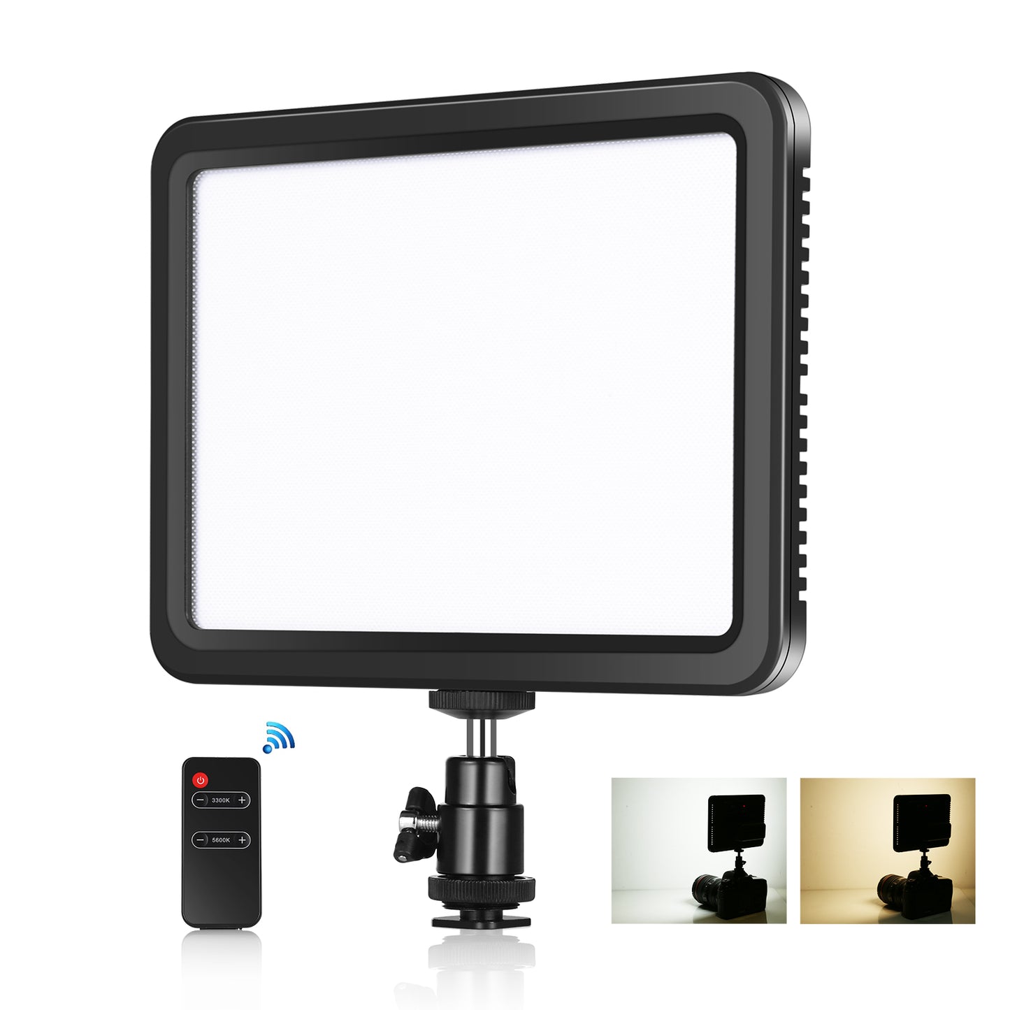Puluz PU4116 116LED 12W 3300-5600K Dimmable Photography Video Light Panel Fill-in Lamp for Camera