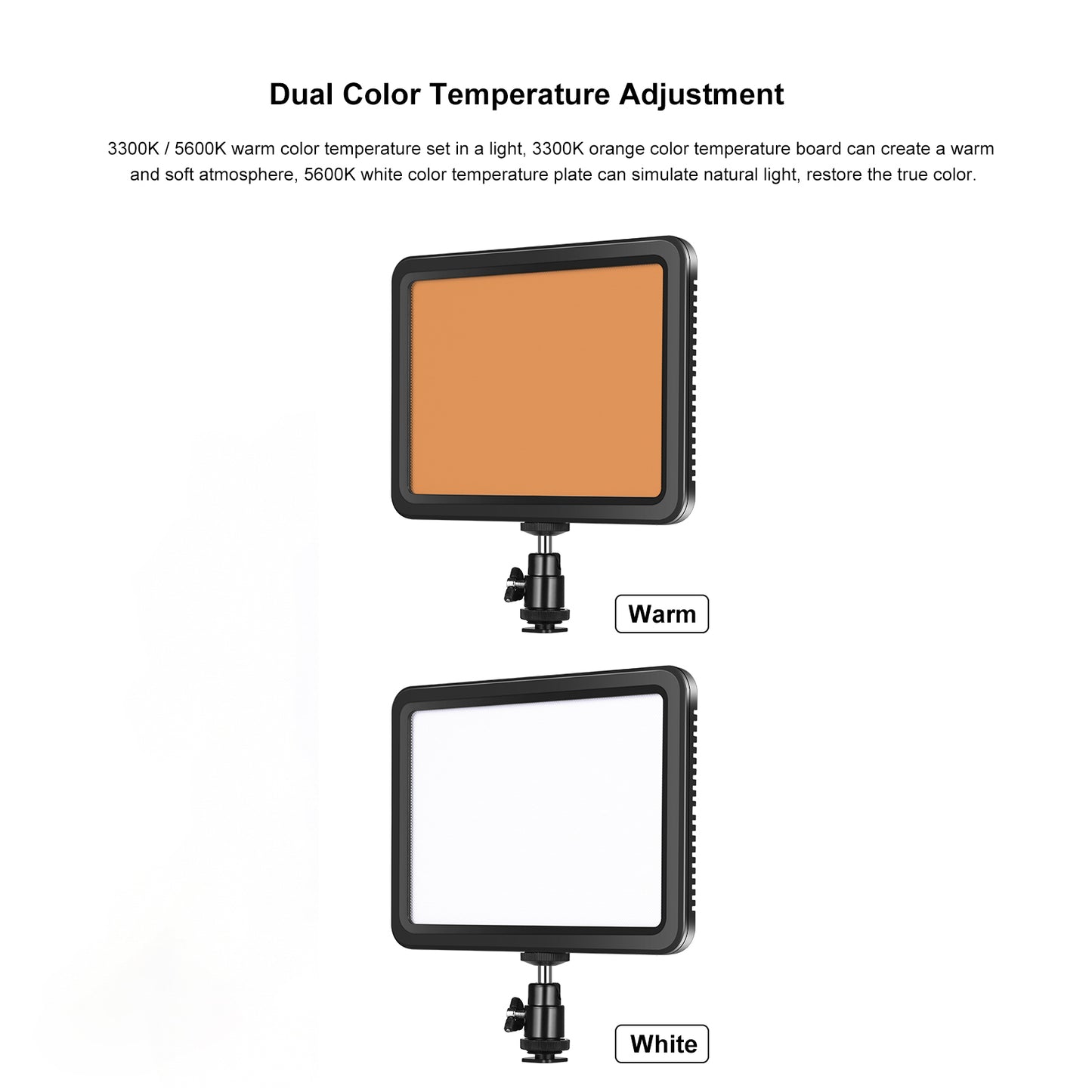 Puluz PU4116 116LED 12W 3300-5600K Dimmable Photography Video Light Panel Fill-in Lamp for Camera