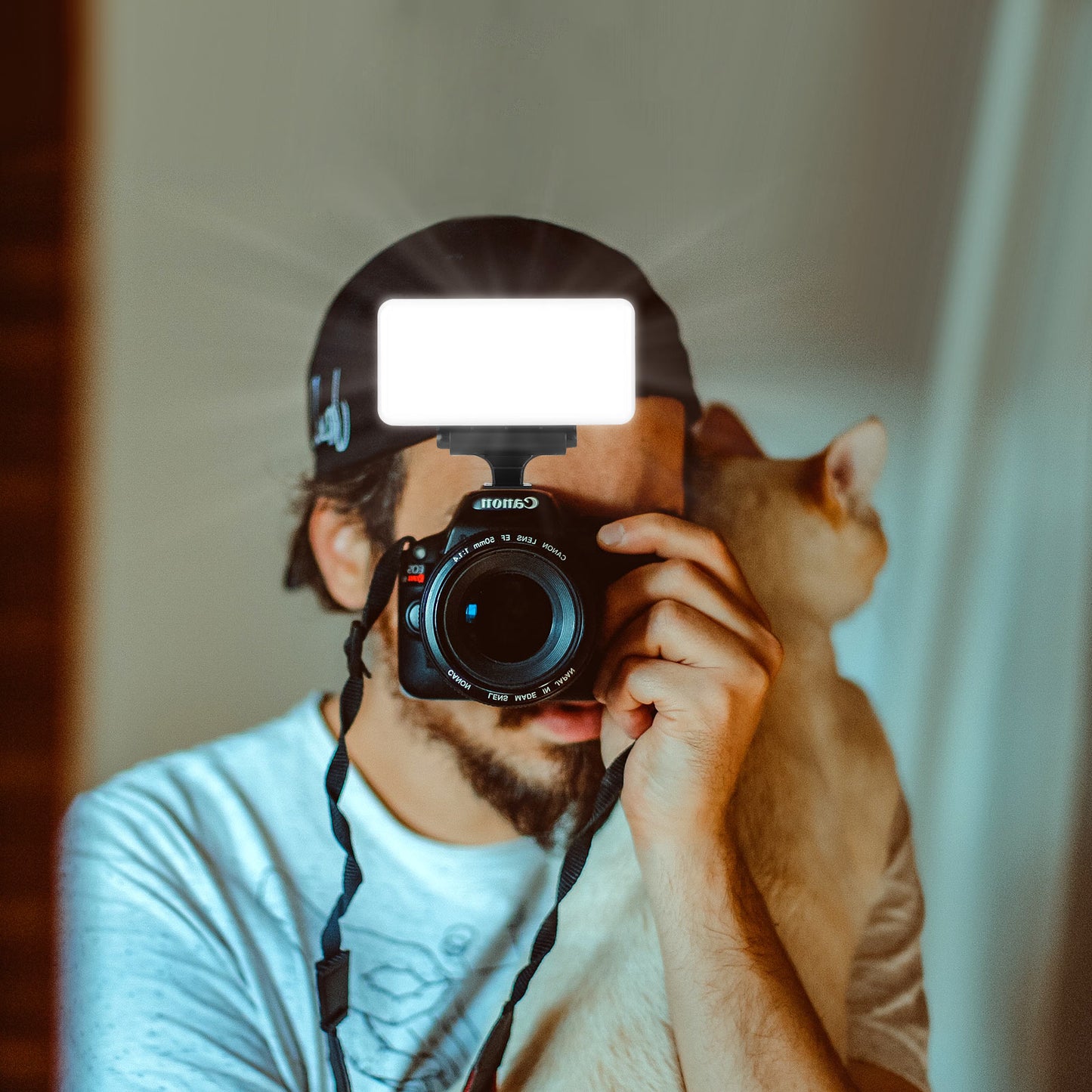 Z1 LED Video Light Panel 2600K-6000K 10 Levels Dimmable Photography Lighting Photo Studio Fill Lamp