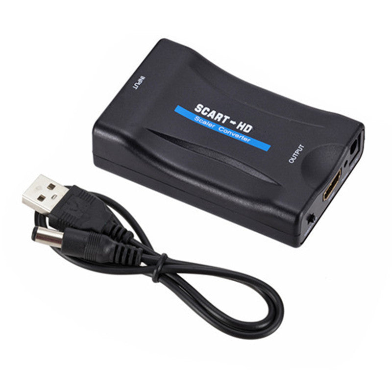SCART to HDMI HD 1080P Video Transmission Converter Adapter