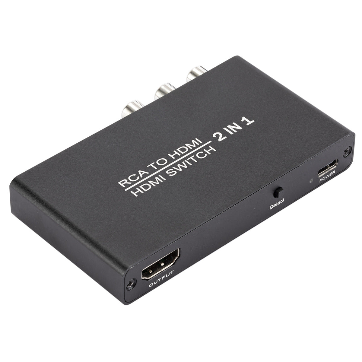 3 in 1 Output HDMI Converter Multi-port RCA to 2 HDMI Adapter Support 3840 x 2160/30Hz Home Theater for HDTV Projector