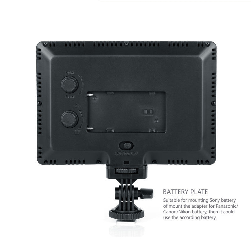 HD-25 LED Video Light 3200K-5600K Dimmable LED Panel Portable Fill Light for Photography Live