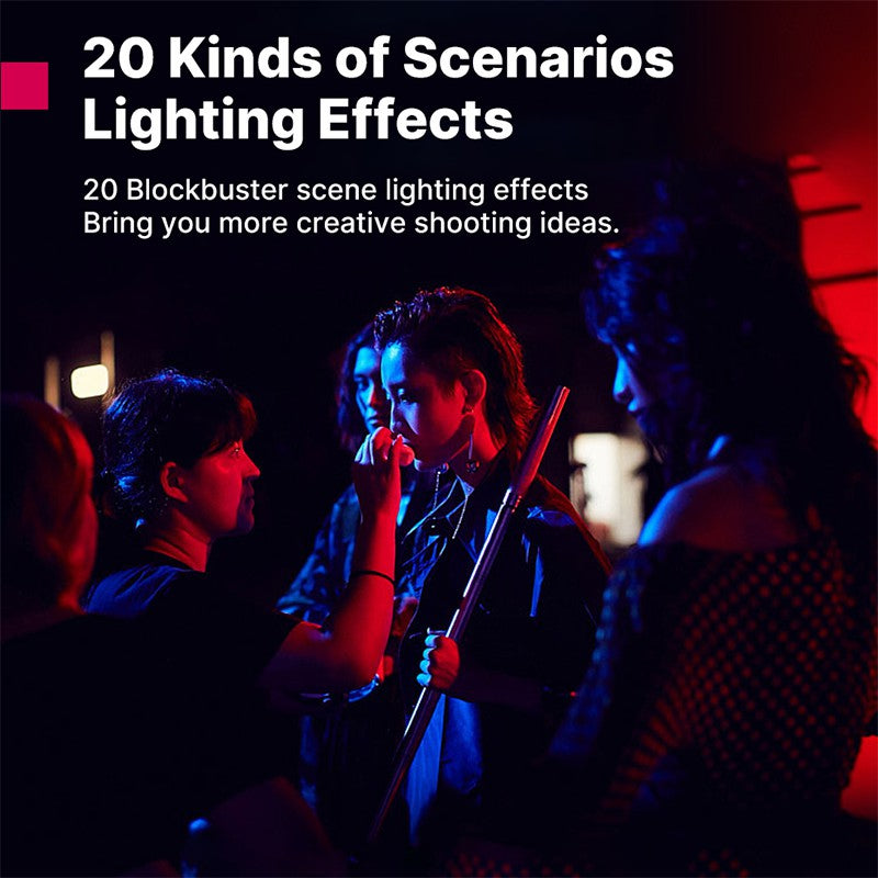 Uniqkart VL110 Portable Mini RGB Fill Light Magnetic Rechargeable Photography LED Bar Light