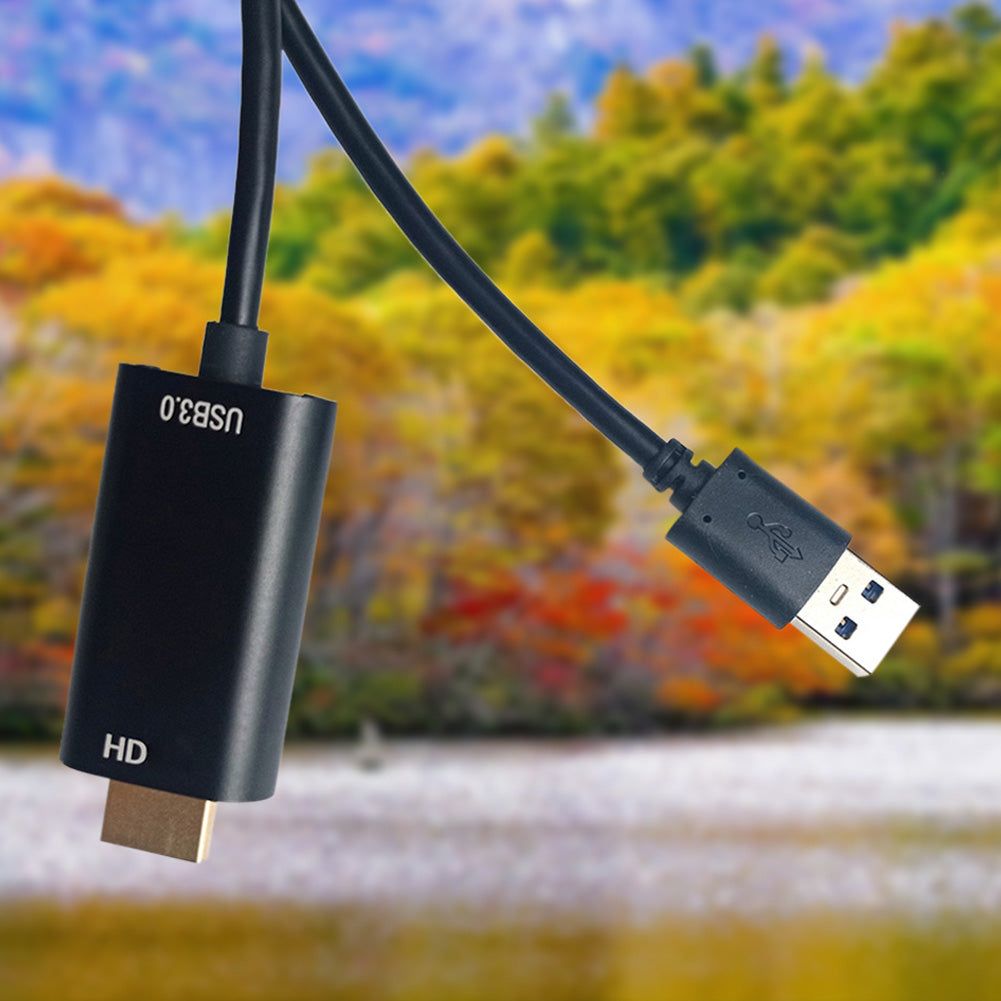 XCU01 1.5m USB 3.0 to HDMI 1080P Adapter Cable Converter Cord for Mac OS / Android / Windows