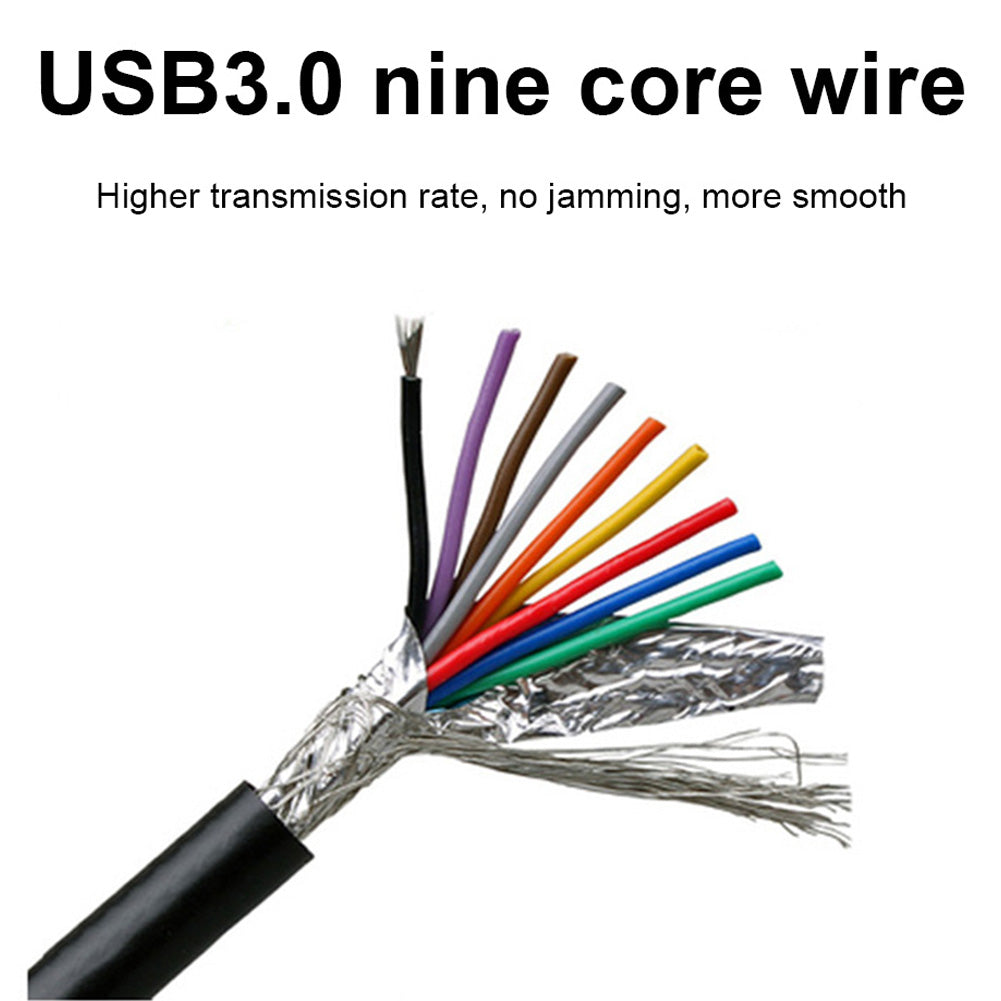 XCU01 3m HDMI HD Video Converter Cord USB 3.0 to HDMI 1080P Adapter Cable for Mac OS / Android / Windows