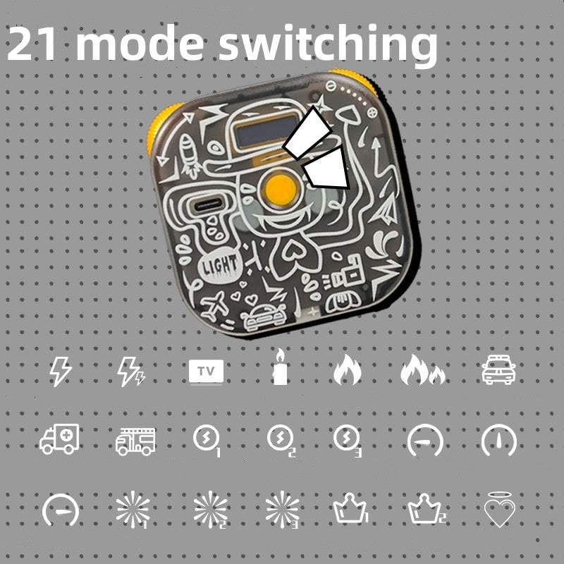 TV-6RGB Portable Mini Cube Light Handheld RGB Pocket Magnetic Fill Light Cell Phone Selfie Light for Photography