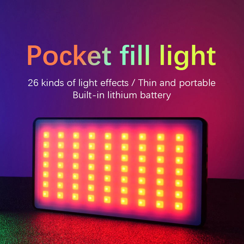 Yelangu LW140RGB Indoor Photography Square Fill Light LED Handheld Ambient Light