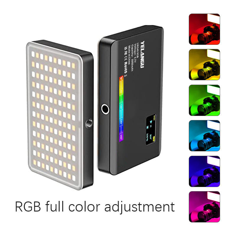 Yelangu LW140RGB Indoor Photography Square Fill Light LED Handheld Ambient Light