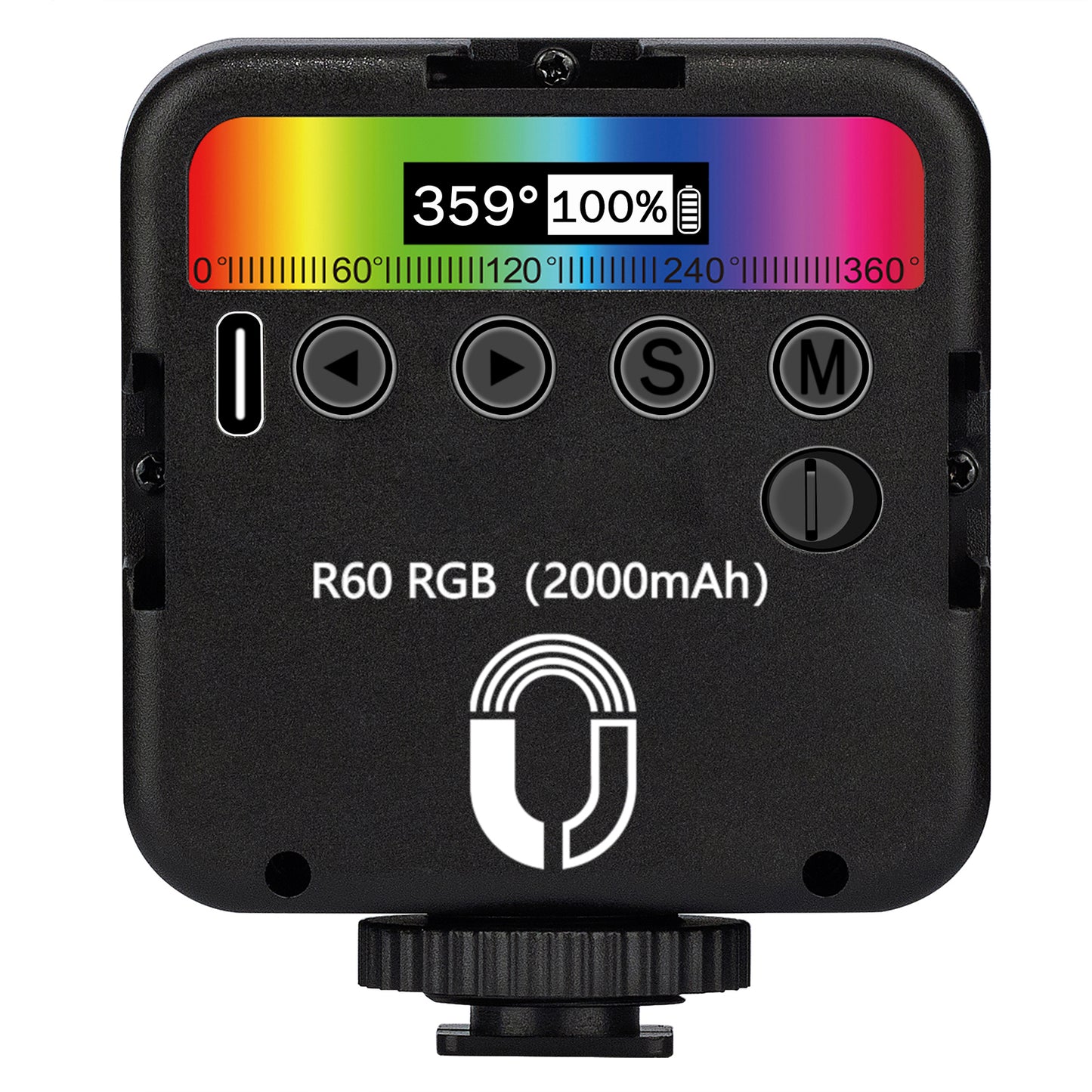 ADAI R60 Mini RBG Livestreaming Colorful Fill Light Ambient Lighting for Video/Vlog/Photography