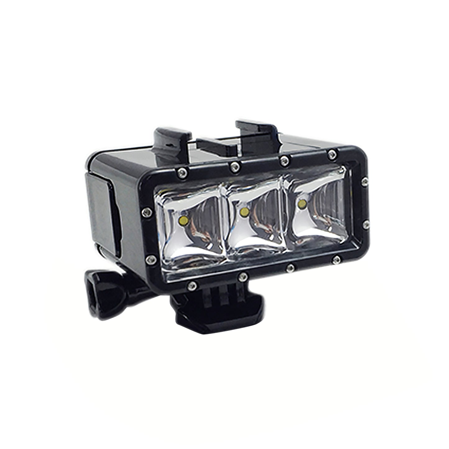 SUPTIG Waterproof LED Diving Light Fill Spot Lamp with Dual Battery for GoPro Hero, SJCAM Diving Lights