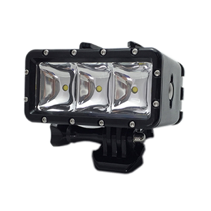 SUPTIG Waterproof LED Diving Light Fill Spot Lamp with Dual Battery for GoPro Hero, SJCAM Diving Lights