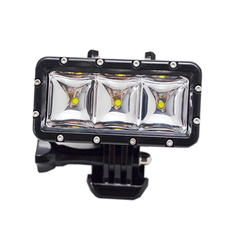SUPTIG Waterproof LED Diving Light Fill Spot Lamp with Dual Battery for GoPro Hero, SJCAM Diving Lights