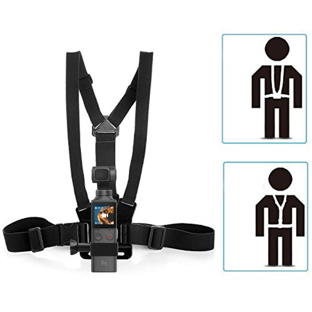 Uniqkart for FIMI PALM Chest Strap Double Shoulder Strap PTZ Camera Chest Fixing Accessories