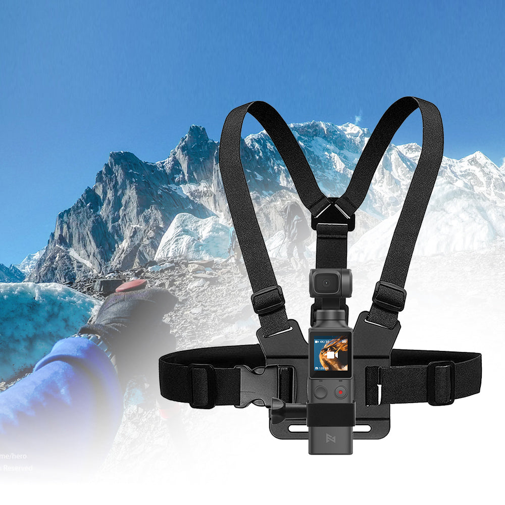 Uniqkart for FIMI PALM Chest Strap Double Shoulder Strap PTZ Camera Chest Fixing Accessories